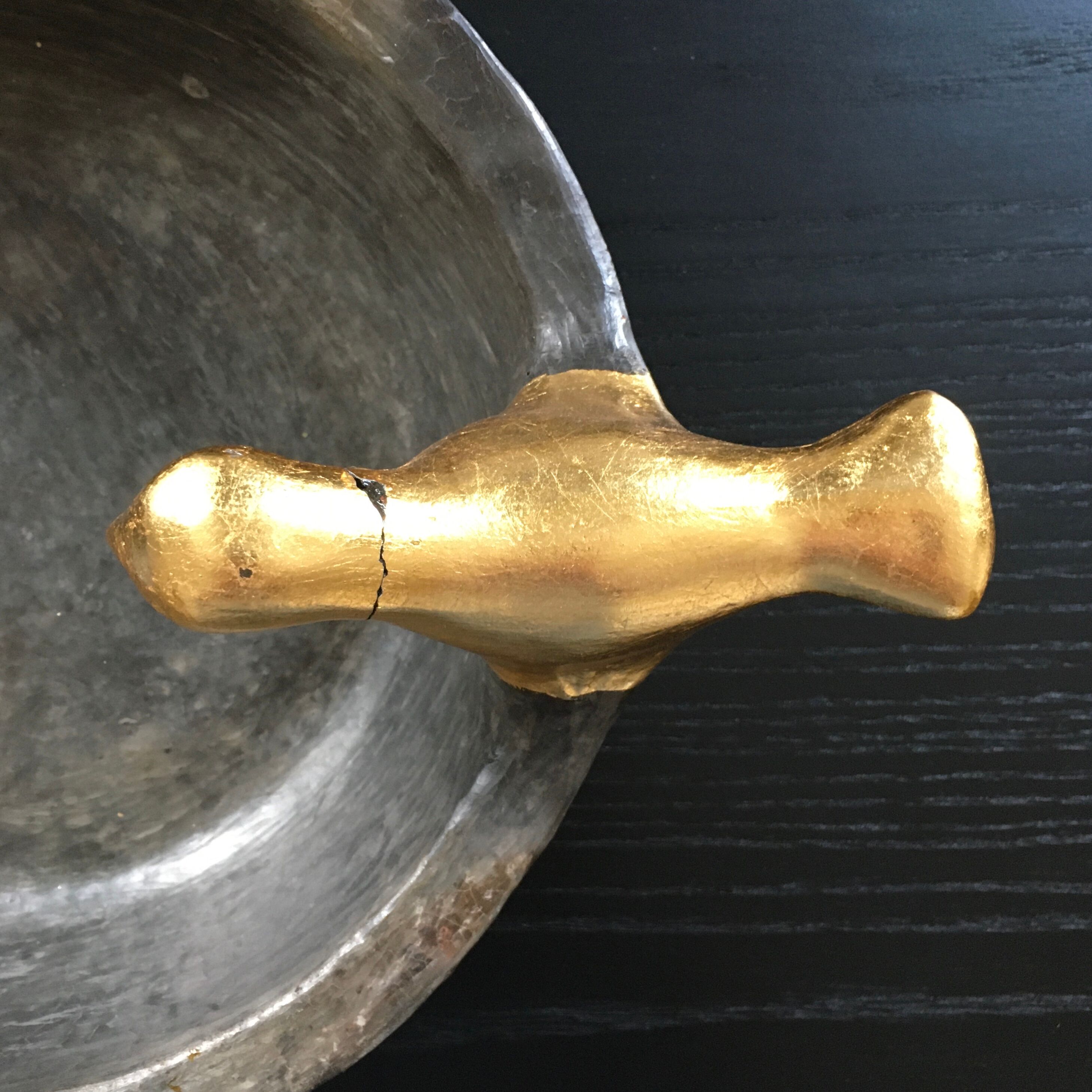 3 gold bird empty pocket
