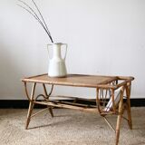 Rattan coffee table