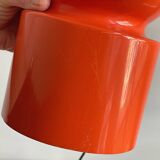 Mid century orange hanging lamp