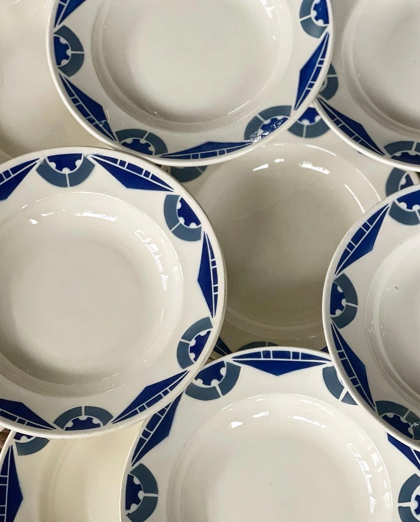 6hollow plates Badonviller 1950