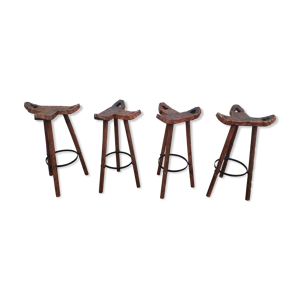 lot de 4 tabourets de