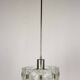 Vintage Sculptural Glass Pendant Lamp by Kamenický Šenov, 1970s