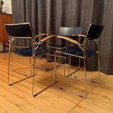 Set of four Sultana chairs, Arrben, Italy, 1970s/1980s