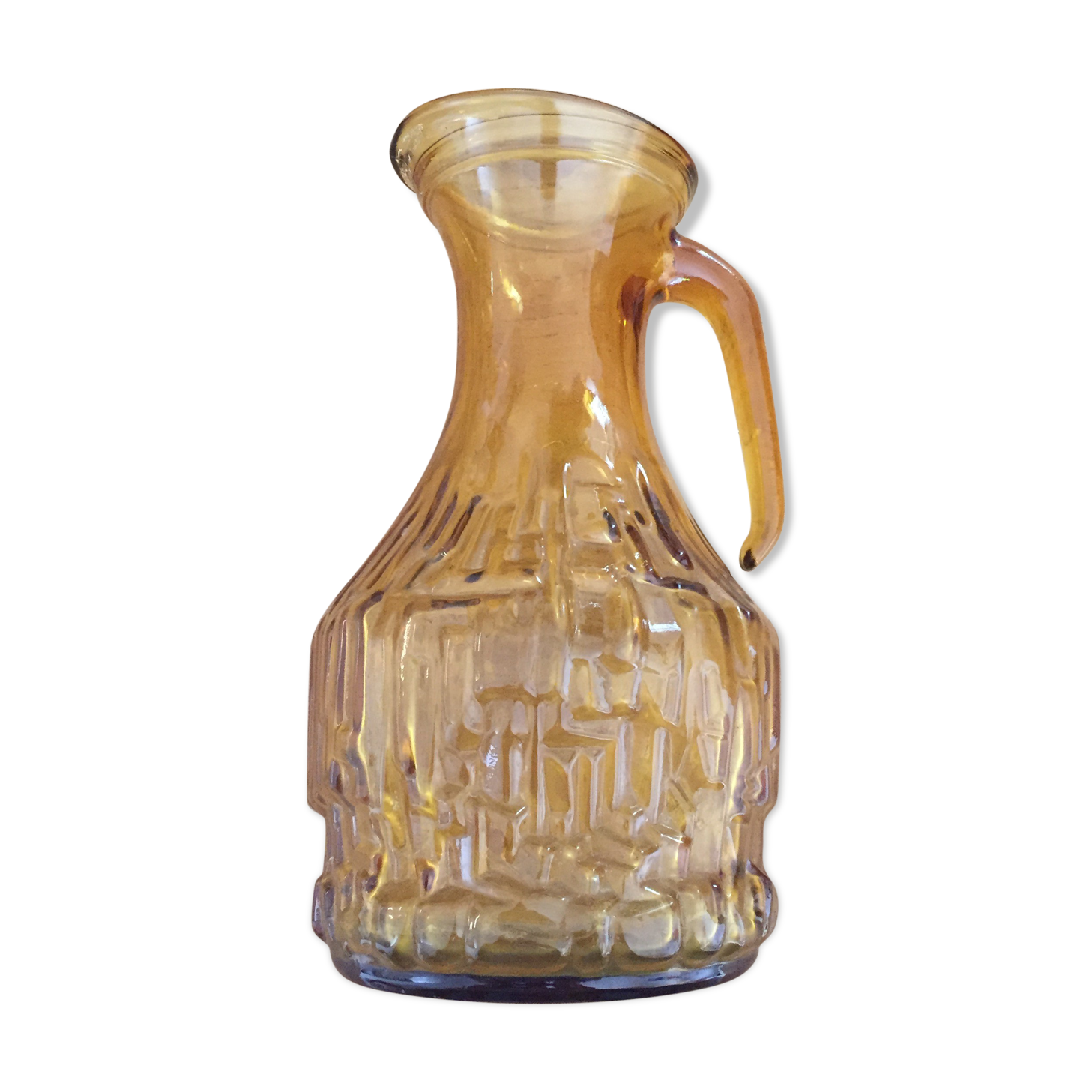 VINTAGE AMBER DECANTER