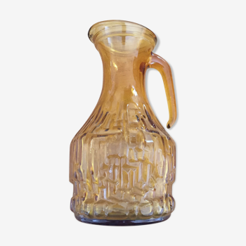 Carafe ambré vintage