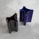 Angelo Mangiarotti, pair of mid-century vases for Fratelli Brambilla, 1960s