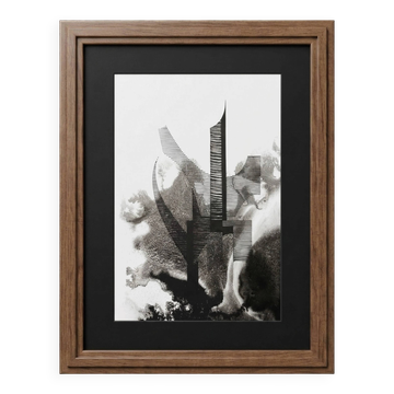 Original work on paper signed Eugène Eechaut, 1973 - Framed
