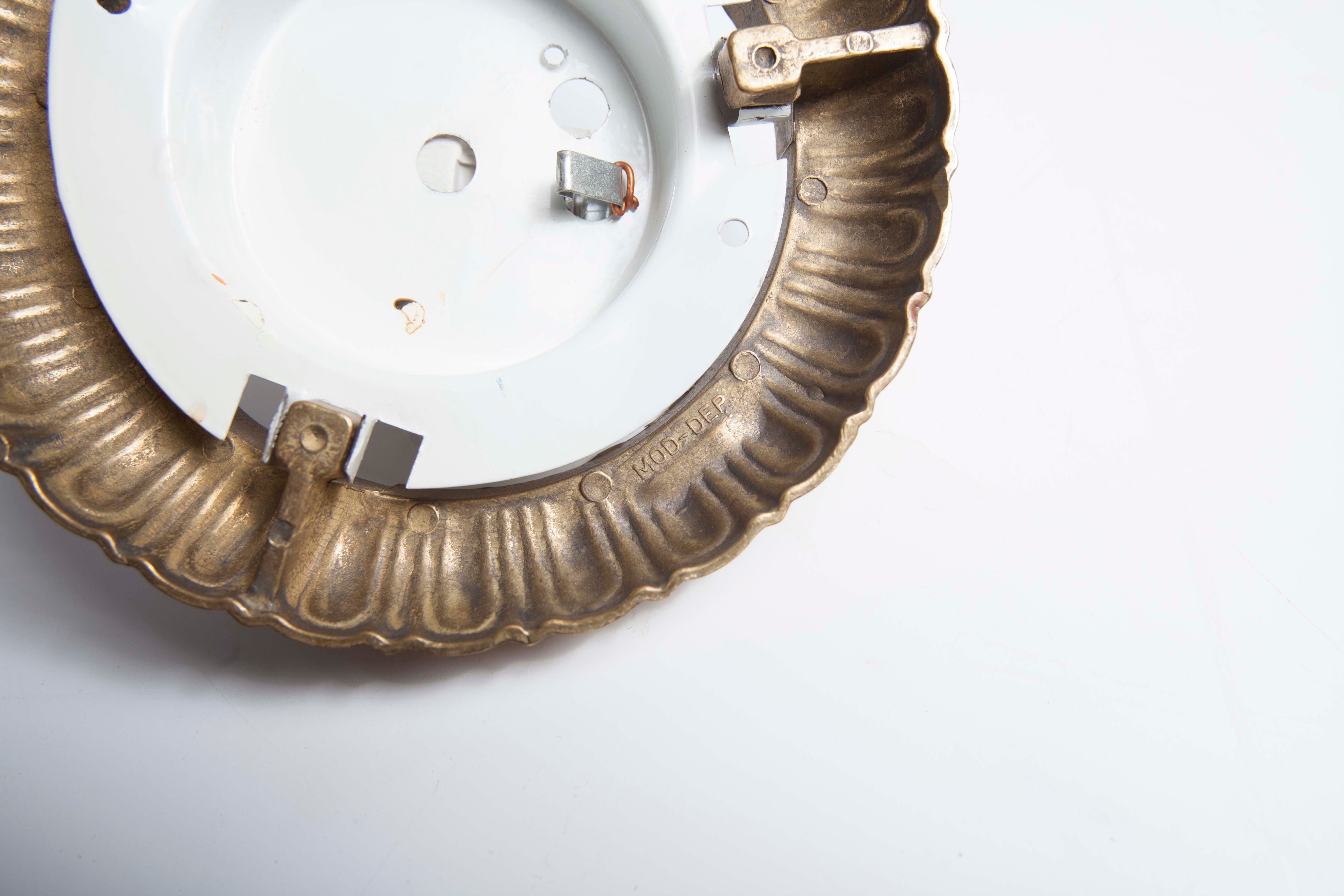 Ceiling lamp Crystal and bronze