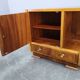 Pair of Italian Mid-Century Walnut Nightstands, 1950s