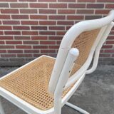 Set of 4 Cesca b32 model chairs in white