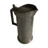 19th century tin pitcher