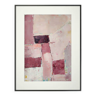 Original painting Abstract cityscape