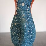 Fat Lava ceramic vase Vallauris 50s