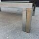 1970s smoked glass chrome coffee table