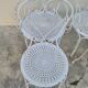 Garden furniture, two armchairs and two wrought iron chairs, period 1
