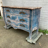 Old chest of drawers Very nice patina with marble