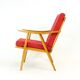 Mid Century Boomerang Armchair By Ton, Czechoslovakia 1960s