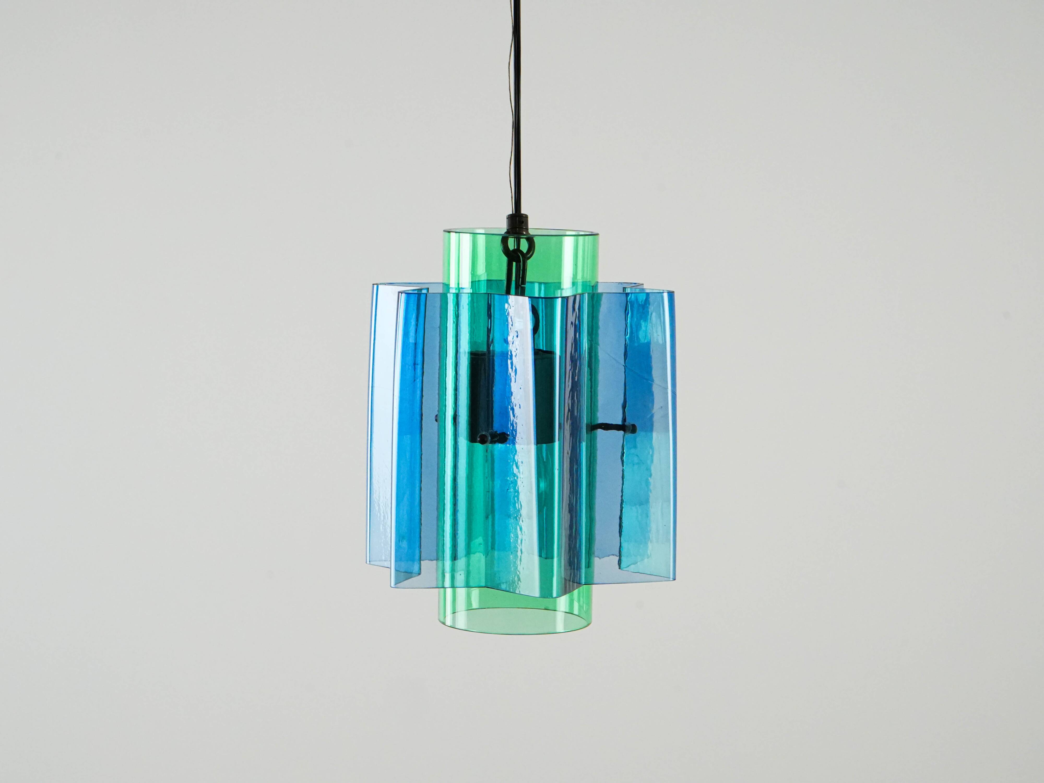 Pendant lamp, Italian design, 1970s, manufactured in Italy
