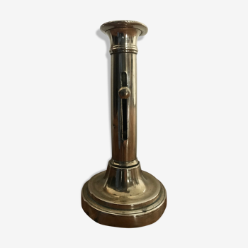 Push-up brass candlestick