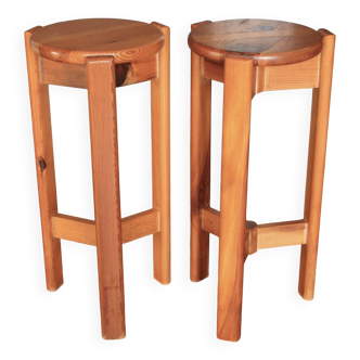Tabourets de bar en bois