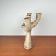 German Studio Pottery Sculptural Candleholder from Hans Fischer, 1980s