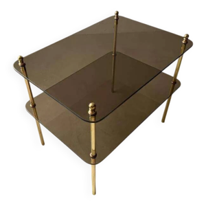 table d'appoint en laiton - 1970