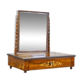 Table de toilette en palissandre incrusté, années 1910
