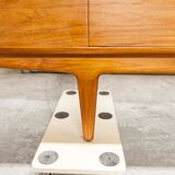 Scandinavian high enfilade 1960 solid teak