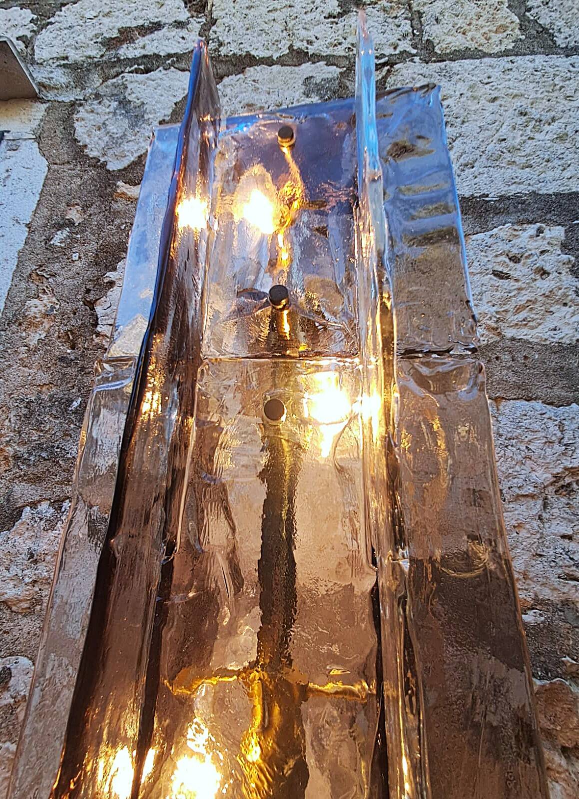 Floor Lamp LT379 Murano Glass by Carlo Nason for Mazzega, Italy,