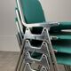 4 chaises DSC 106 vertes par Giancarlo Piretti pour Castelli 1970