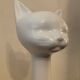 Vintage glazed ceramic cat 53cm