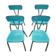 Set of 4 chairs in formica