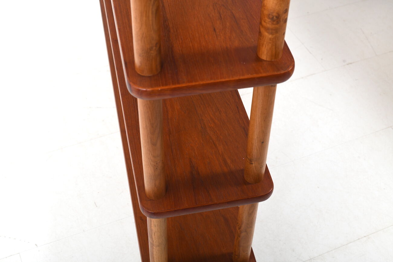 High Quality Danish Teak & Oak Display Shelves by Bovirke
