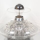 Midcentury Italian glass table lamp