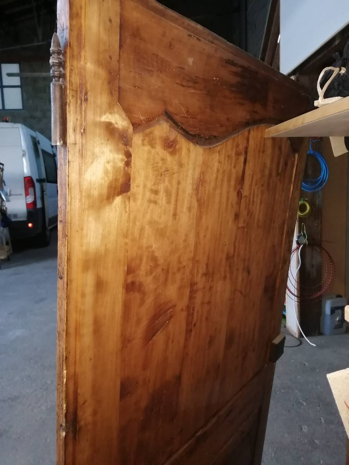Antique solid wood door