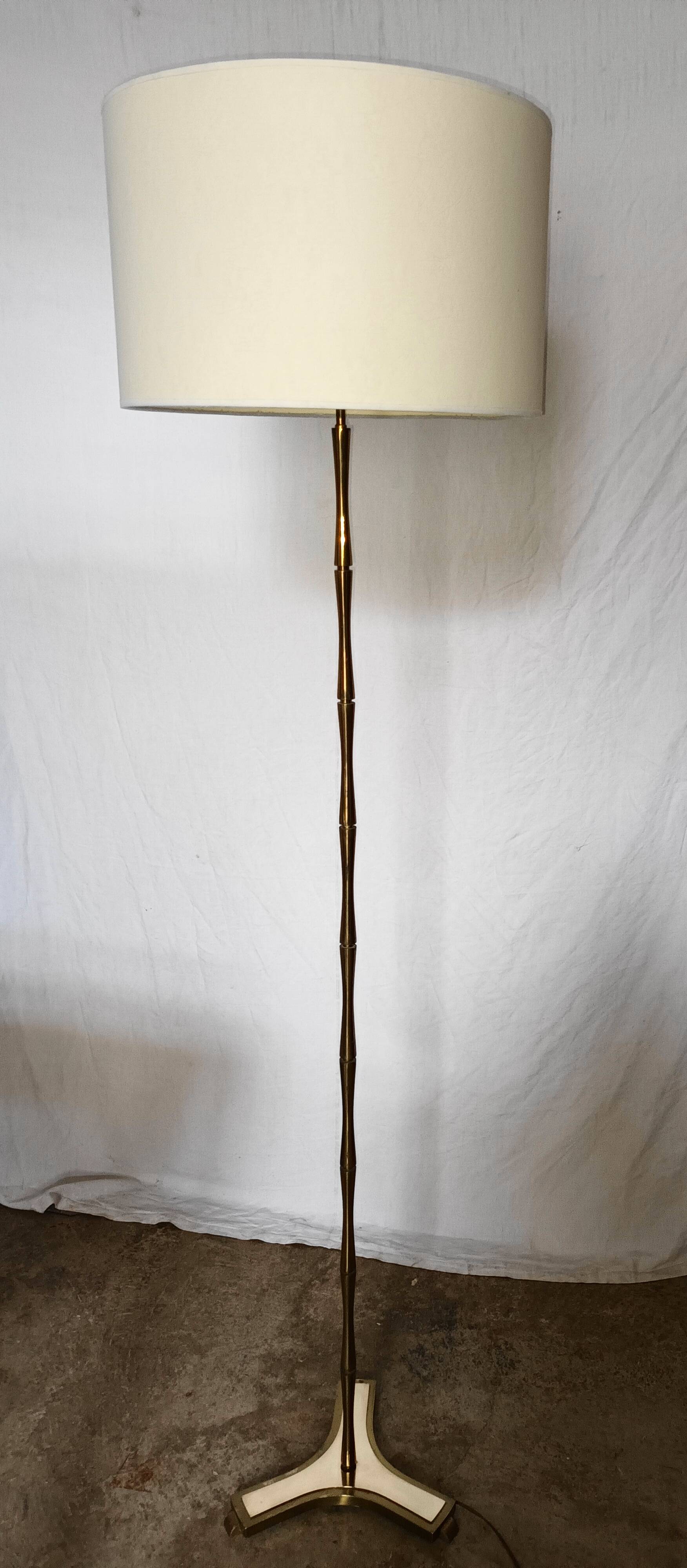 Lampadaire bambou des années 60