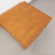 Vintage square coffee table in solid oak wood from the 60s 70s