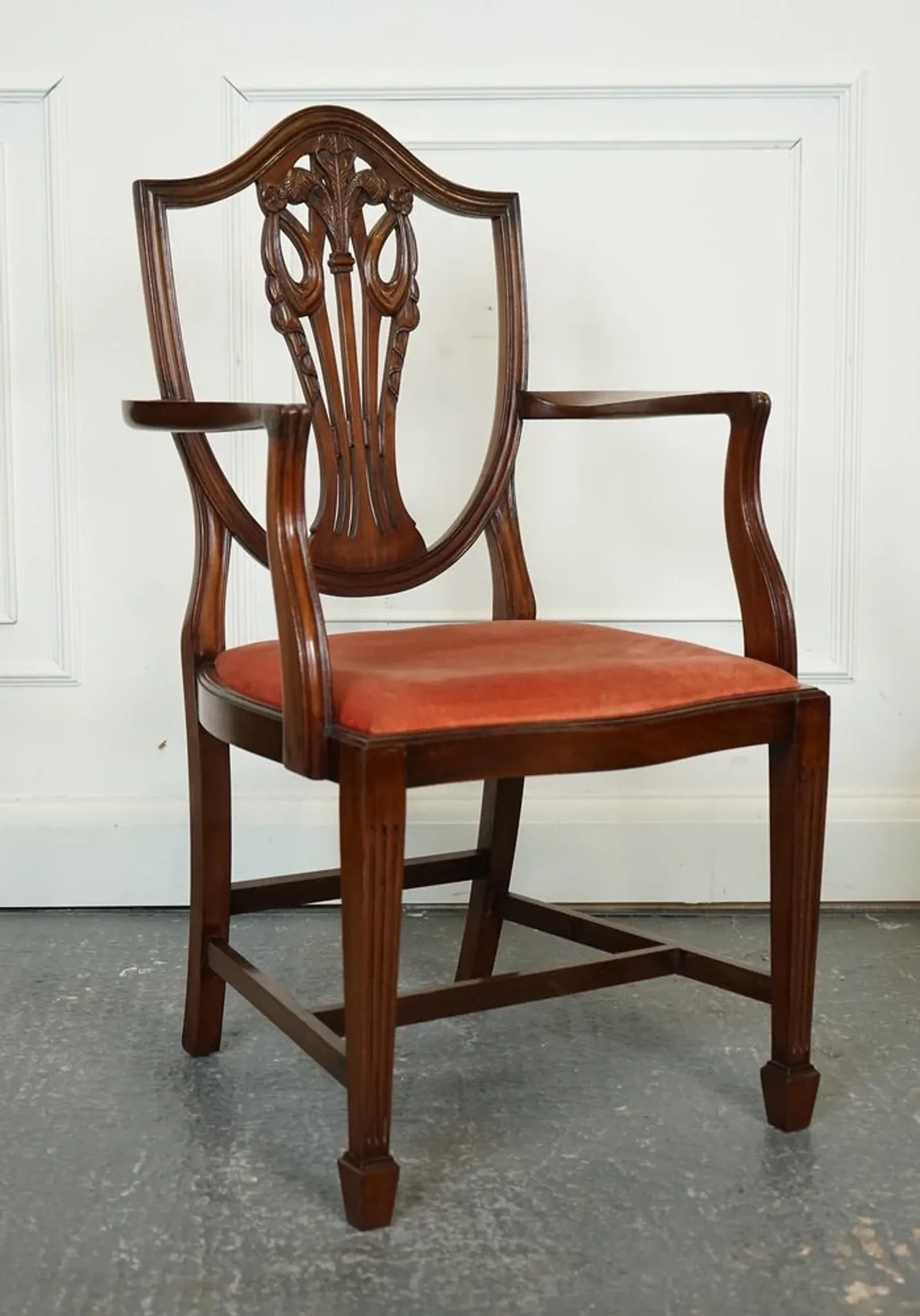 Victorian Hepplewhite Carver Chairs