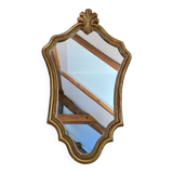 Baroque style gold mirror