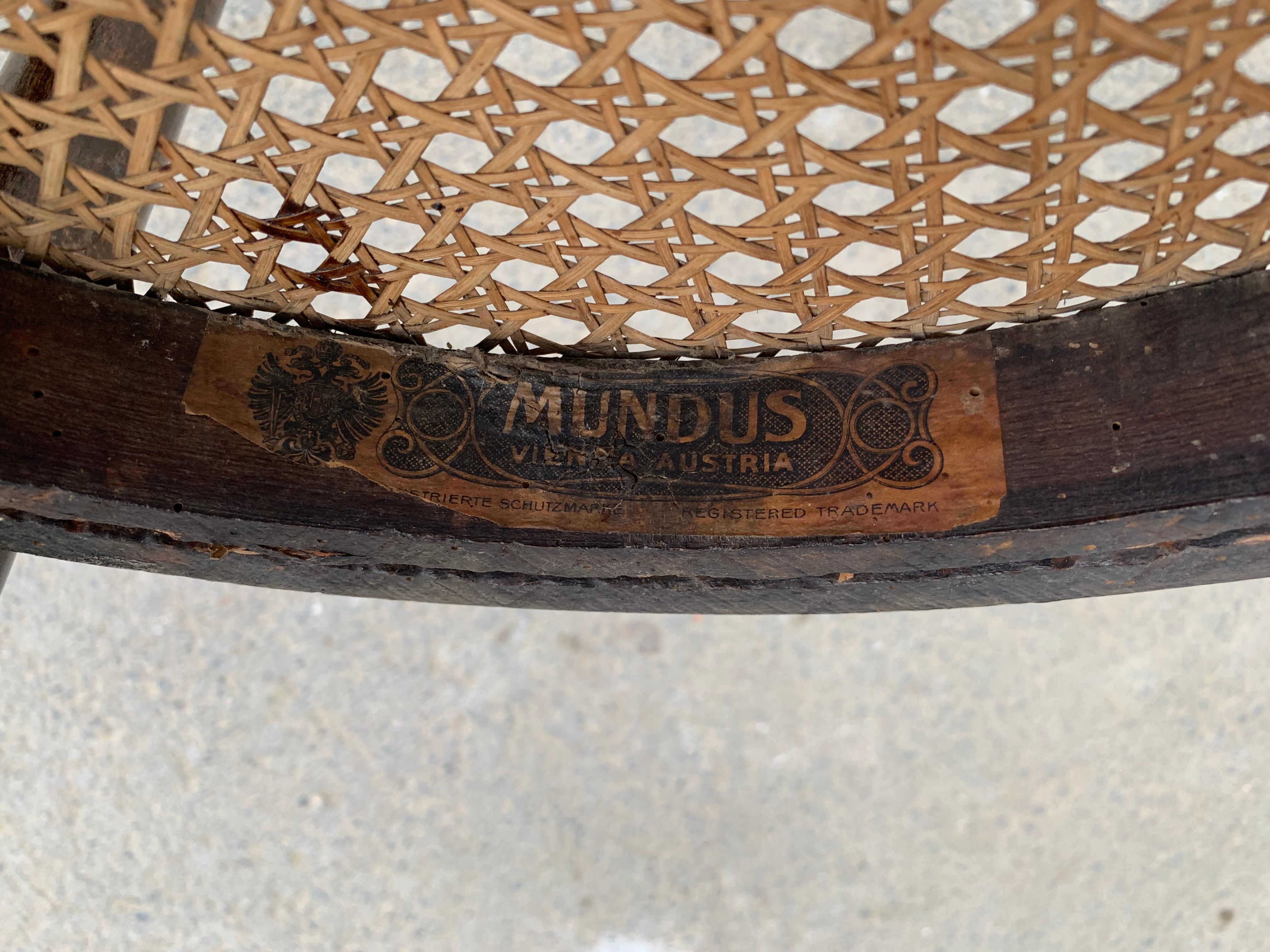 Antique bistro chair