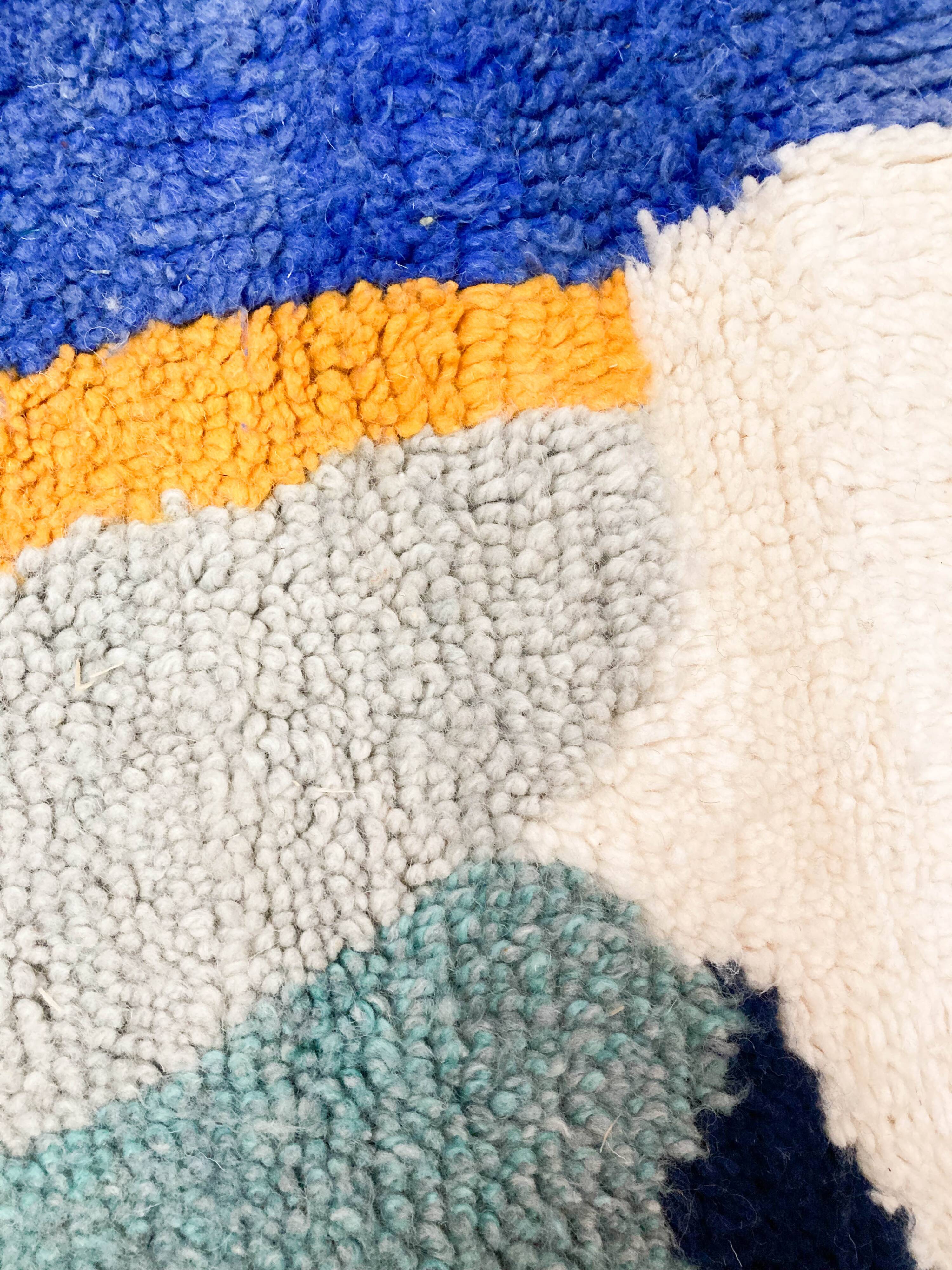Tapis berbère marocain coloré Boujaad 2,92x1,95m