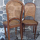 Pair of canes chairs