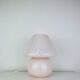 Pink mushroom lamp, Murano glass, vintage