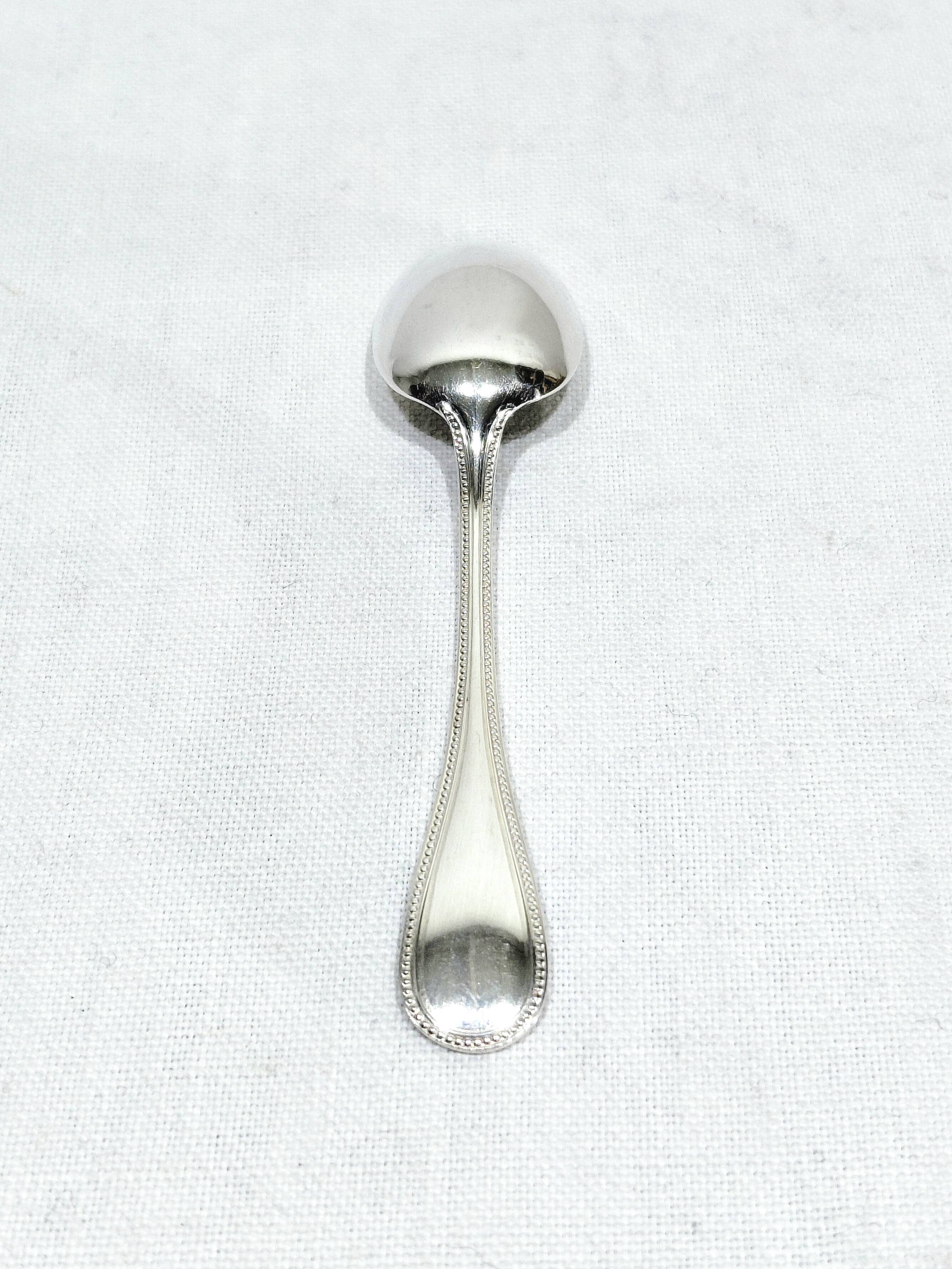 Christofle - 12 Moka spoons Pearls