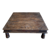 Table basse indienne en bois