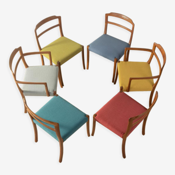 1960s dining chairs by Ole Wanscher