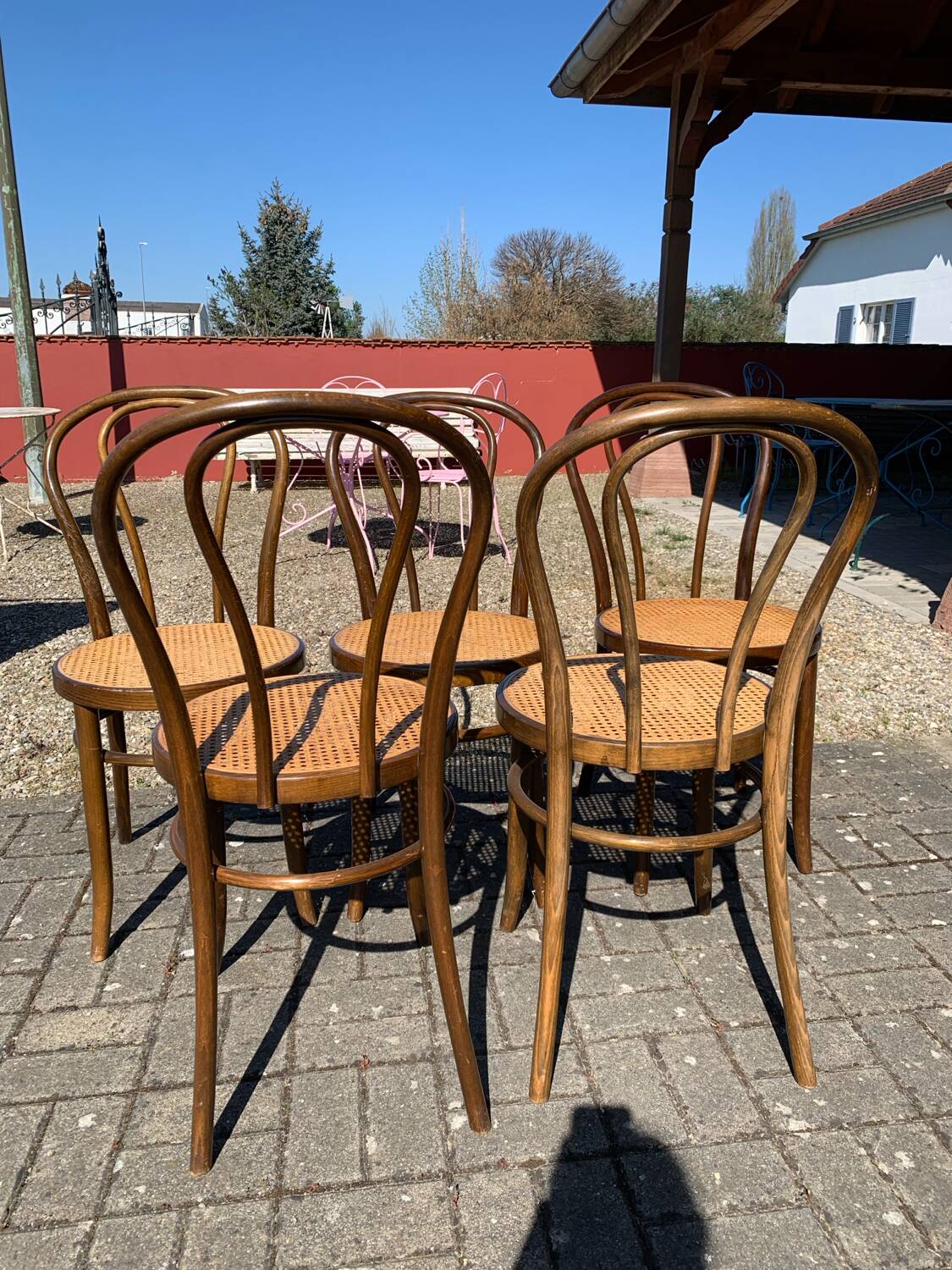 Lot de 5 chaises de bistrot