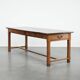 Grande table à manger antique française pour 6 à 8 personnes.