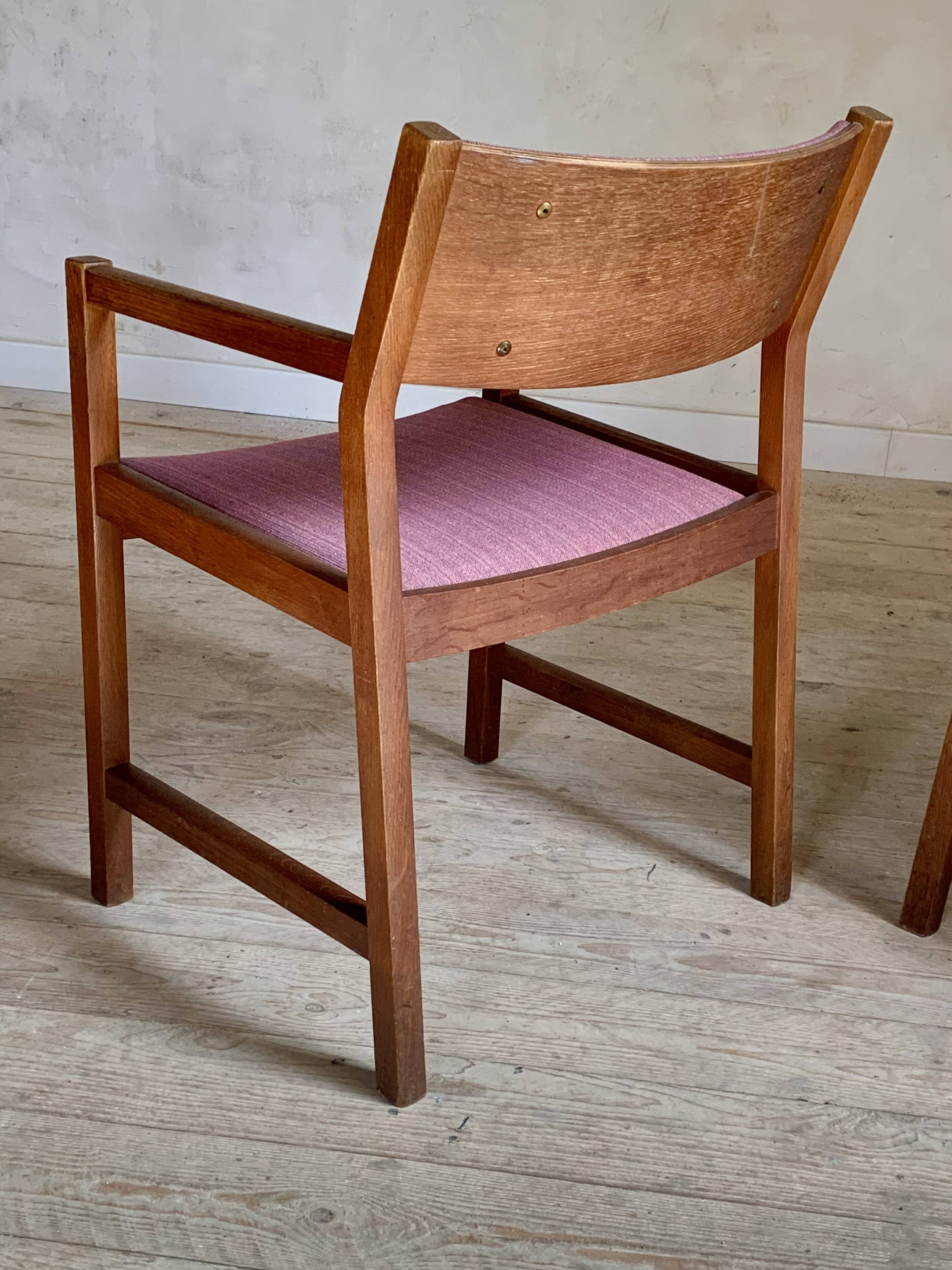 Fauteuils vintage danois de Borge Mogenson