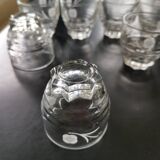 7 verres à liqueur, années 50
